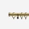 28mm Allure Classic Antique Brass Stud pole