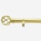 28mm Allure Classic Brushed Gold Cage Eyelet pole
