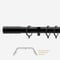 28mm Allure Classic Matt Black Barrel Bay Window pole