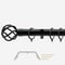 28mm Allure Classic Matt Black Cage Bay Window pole