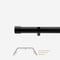 28mm Allure Classic Matt Black End Cap Eyelet Bay Window pole