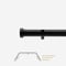 28mm Allure Classic Matt Black Stud Eyelet Bay Window pole
