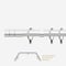 28mm Allure Classic Polished Chrome Barrel Bay Window pole