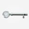 28mm Allure Classic Polished Chrome Glass Bubbles Eyelet pole