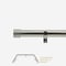 28mm Allure Classic Stainless Steel End Cap Eyelet Bay Window pole