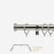 28mm Allure Classic Stainless Steel Stud Bay Window pole