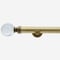 28mm Allure Signature Antique Brass Glass Bubbles Eyelet pole