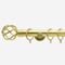 28mm Allure Signature Brushed Gold Cage pole