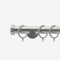 28mm Allure Signature Brushed Steel Stud pole