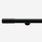 28mm Allure Signature Matt Black Barrel Eyelet pole