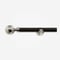 28mm Allure Signature Matt Black With Stainless Steel Ball Eyelet pole