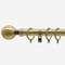 35mm Allure Classic Antique Brass Ball Finial pole