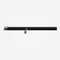 35mm Allure Classic Matt Black With Chrome End Cap Finial Eyelet pole