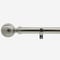35mm Allure Classic Stainless Steel Ribbed Ball Finial Eyelet pole