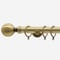 35mm Allure Signature Antique Brass Ball Finial pole