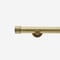 35mm Allure Signature Antique Brass End Cap Finial Eyelet pole