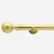35mm Allure Signature Brushed Gold Ball Eyelet pole