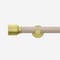 28mm Signature Brushed Gold & Light Oak Drum Eyelet pole