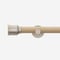 28mm Signature Brushed Steel & Natural Oak Drum Eyelet pole