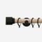 28mm Signature Matt Black & Natural Oak Drum pole
