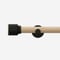 28mm Signature Matt Black & Natural Oak Drum Eyelet pole