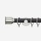 28mm Signature Stainless Steel & Smoke Grey Drum pole