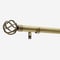 28mm Allure Classic Antique Brass Cage Eyelet Bay Window pole