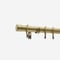 28mm Allure Classic Antique Brass End Cap Bay Window pole