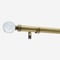 28mm Allure Classic Antique Brass Glass Bubbles Eyelet pole