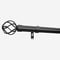 28mm Allure Black Nickel Cage Eyelet pole