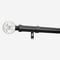 28mm Allure Classic Black Nickel Glass Bubbles Eyelet pole