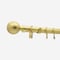 28mm Allure Classic Brushed Gold Lined Ball Bay Window pole