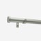28mm Allure Classic Brushed Steel Stud Eyelet Bay Window pole