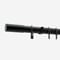 28mm Allure Classic Matt Black Barrel Bay Window pole