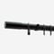 28mm Allure Classic Matt Black Barrel pole