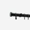 28mm Allure Classic Matt Black Stud Bay Window pole