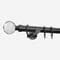 28mm Allure Signature Black Nickel Crystal pole