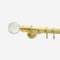 28mm Allure Signature Brushed Gold Crystal pole