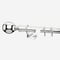 28mm Allure Signature Polished Chrome Ball pole