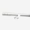 28mm Allure Signature Polished Chrome Barrel Eyelet pole