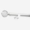 28mm Allure Signature Polished Chrome Crystal Eyelet pole