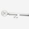 28mm Allure Signature Polished Chrome Glass Bubbles Eyelet pole