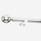 28mm Allure Signature Polished Chrome Ribbed Ball Eyelet pole