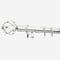 35mm Allure Classic Polished Chrome Cage Finial pole