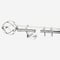35mm Allure Signature Polished Chrome Cage Finial pole