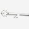 35mm Allure Signature Polished Chrome Cage Finial Eyelet pole
