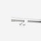 35mm Allure Signature Polished Chrome End Cap Finial Eyelet pole