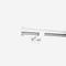 35mm Allure Signature Polished Chrome Stud Eyelet pole
