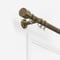 28mm Signature Antique Brass & Aged Oak Drum pole