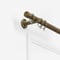 28mm Signature Antique Brass & Aged Oak End Cap pole